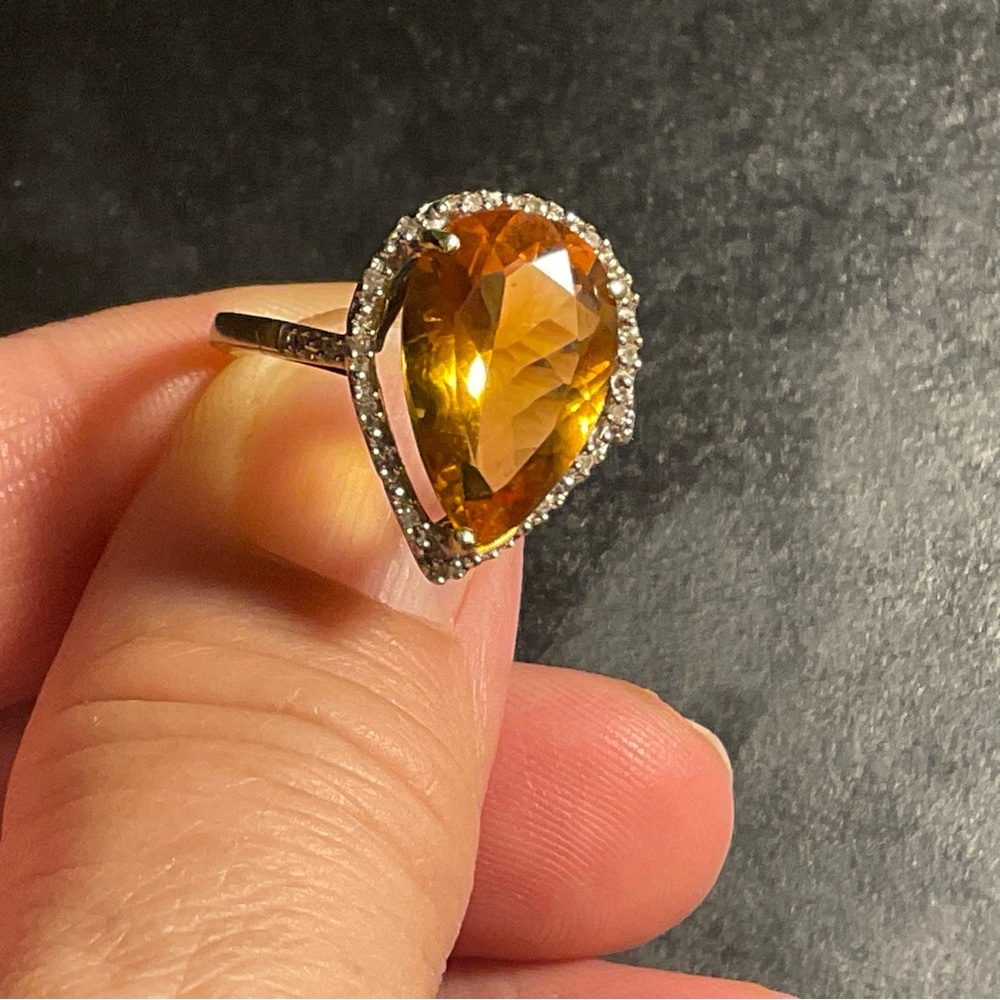 Yellow Tourmaline Ring - Picture 4 of 9